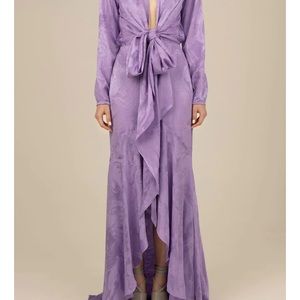 beautiful elegant dress! Long Sleeve maxi in Lilac color, New with tags. Size M